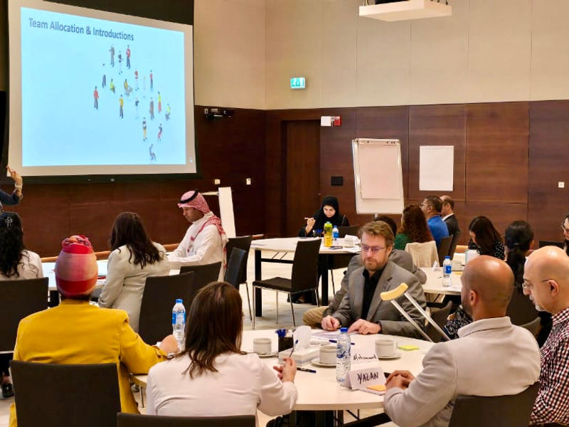 Workshop facilitation moment